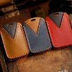 Mazda Axela Hallmo B023 Crazy Horse Cowhide Key Cover Red - 3