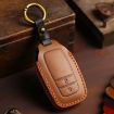 Toyota Corolla 2-Button B110 Cowhide Car Key Cover - Brown - 1
