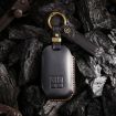 Kia Carnival SX Hallmo E171 Crazy Horse Cowhide Key Cover (Black) - 2