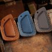 Buick Envision Plus 2023 Key Cover - Crazy Horse Cowhide, 4-Button Blue - 3