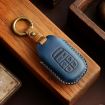 Honda Odyssey 2024 Hallmo Cowhide Car Key Cover 2-Button Brown - 2