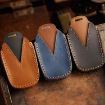 Toyota SIENNA/Granvia/Alphard/Vellfire 5-Button Key Cover Black Cowhide - 3