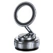 Foldable Magnetic Car Phone Holder - G712 Vacuum Adsorption, Silver - 1
