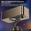 Foldable Magnetic Car Phone Holder - G712 Vacuum Adsorption, Silver - 5