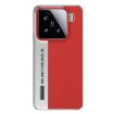 Xiaomi 15 Camera Design Diamond Texture Leather Phone Case Red - 1