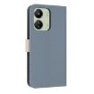 Redmi 13C 4G Global Leather Phone Case with Hand Strap - Light Blue - 3