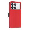 Redmi K70 Pro/Poco F6 Pro 5G Red Leather Case with Hand Strap - 3