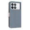 Redmi K70 Pro/Poco F6 Pro 5G Light Blue Leather Case with Hand Strap - 3
