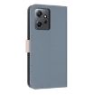 Redmi Note 12 4G Light Blue Leather Phone Case with Hand Strap - 3