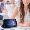 Redmi Note 13 5G Purple Leather Phone Case with Hand Strap - 5