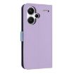 Redmi Note 13 Pro+ Purple Leather Case with Metal Bow & Hand Strap - 3
