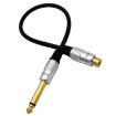 3m 6.35mm Mono Plug to RCA Female Audio Adapter Cable for Amp, Speaker - 3