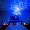 Elliptical Starry Projection Lamp Rechargeable Light, No Remote, White Grey - 6