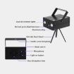 10W Square LED Laser Light - Stage Bar KTV Atmosphere Lamp (Black) - 3
