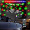 10W Square LED Laser Light - Stage Bar KTV Atmosphere Lamp (Black) - 4