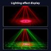 10W Square LED Laser Light - Stage Bar KTV Atmosphere Lamp (Black) - 5