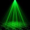 10W Square LED Laser Light - Stage Bar KTV Atmosphere Lamp (Black) - 6