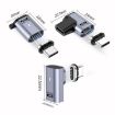 Type-C Male to Female PD240W 80Gbps Magnetic Adapter, Straight Head - 8