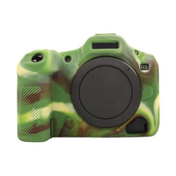 Canon EOS R5 Mark II/R5II Camouflage Silicone Protective Case Glossy - 1