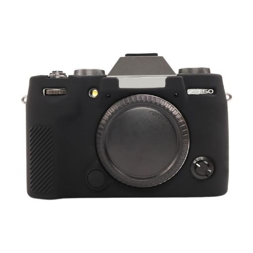 FUJIFILM X-T50 Black Glossy Soft Silicone Protective Case - 1