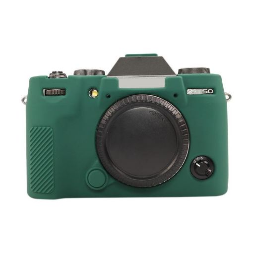 FUJIFILM X-T50 Green Glossy Soft Silicone Protective Case - 1