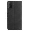 Samsung Galaxy A02S Leather Case, Rose Flower Embossing, Black, 164mm US - 3