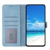 Samsung Galaxy A03 Core Sky Blue Rose Embossed Leather Phone Case - 4