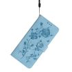 Samsung Galaxy A20/A30 Rose Embossed Leather Case Sky Blue - 7