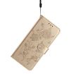 Samsung Galaxy A32 5G Gold Rose Flower Embossed Leather Phone Case - 7