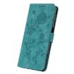Samsung Galaxy A32 5G Green Rose Embossed Leather Phone Case - 5