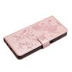 Samsung Galaxy A42 Rose Flower Embossed Leather Case - Rose Gold - 6