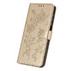 Samsung Galaxy A50 Gold Rose Flower Embossed Leather Phone Case - 5