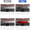 Tesla Model 3/Y/S/X Carbon Fiber Trunk Logo Sticker, Black, L/R Drive - 7