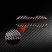Carbon Fiber Rearview Mirror Stickers for Tesla Model 3/Y/S/X (2pcs, Black) - 5