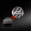 Carbon Fiber Trunk Button Sticker for Tesla Model 3/Y 2019-2024 (Red) - 3