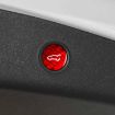 Carbon Fiber Trunk Button Sticker for Tesla Model 3/Y 2019-2024 (Red) - 4