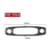 Tesla Model 3/Y Carbon Fiber Front Reading Light Panel Sticker (Black) - 4