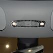 Tesla Model 3/Y Carbon Fiber Front Reading Light Panel Sticker (Black) - 5