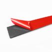 Tesla Model 3/Y Carbon Fiber Front Light Panel Sticker Red 2017-2024 - 3