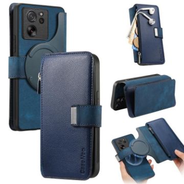 Xiaomi 13T/13T Pro 5G Case Neo MagSafe RFID Wallet Leather Blue - 1