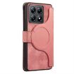 Xiaomi 14T Case: MagSafe RFID Anti-theft Wallet Leather (Pink) - 3