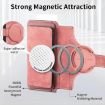 Redmi 13C 4G/Poco M6 Pink Leather MagSafe RFID Wallet Phone Case - 8