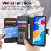 Redmi Note 11 4G Global Case - MagSafe RFID Zipper Wallet Leather (Black) - 8