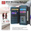 Redmi Note 11 4G Global Case - MagSafe RFID Zipper Wallet Leather (Black) - 9