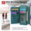 Redmi Note 11 4G Case: MagSafe RFID Wallet Leather (Green) - 9