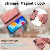 Redmi Note 11 4G Global Case - MagSafe RFID Zipper Wallet Leather (Pink) - 7