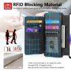 Redmi Note 12 Pro+ 5G Case - MagSafe RFID Zipper Wallet Leather (Black) - 9