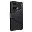 Redmi Note 13 4G Case - MagSafe RFID Zipper Wallet Leather (Black) - 3
