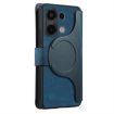 Redmi Note 13 4G Case Neo MagSafe RFID Wallet Leather Blue Cover - 3