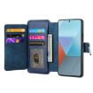 Redmi Note 13 5G Case - MagSafe RFID Zipper Wallet Leather (Blue) - 4